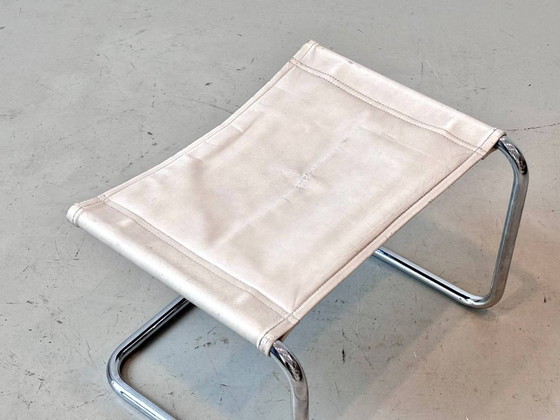 Fauteuil Cantilever Vintage Heinrich Pfalzberger avec Ottoman, Suisse – Leather (photo 3 of 16)