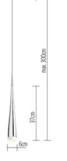 Pendelleuchten Grau Grand Nice 4x, Glas, Chrom, Silber (Foto 5 von 5)
