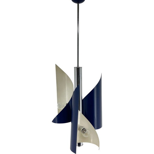 Italiaanse vintage asymetrische Space Age kroonluchter, 1970
