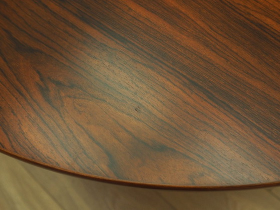 Image 1 of Table basse ronde en palissandre, design danois, années 1970, fabriquée au Danemark