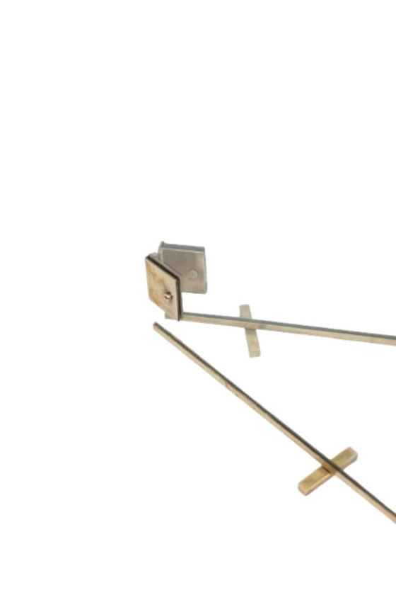 Image 1 of Jacques Adnet. Focolare in vetro e bronzo. 1950s.