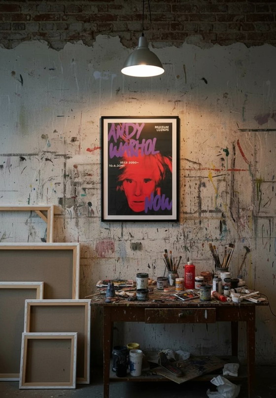 Andy Warhol (1928–1987), Zelfportret (detail), 1986, Museum Ludwig Keulen 2020, tentoonstellingsposter, (photo 2 of 8)