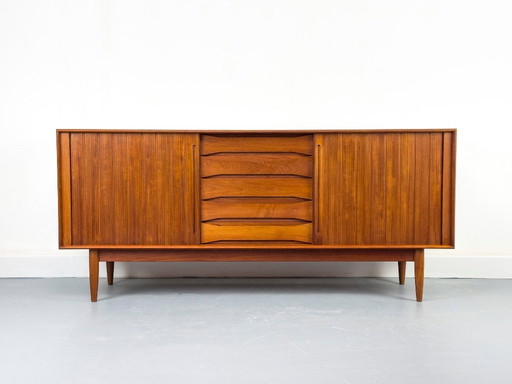 Danish teak sideboard by Johannes Aasbjerg, 1960s