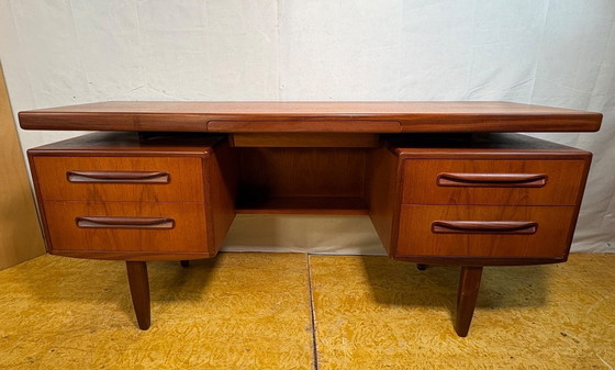 Image 1 of Mid-Century Retro Vintage Teak Desk / Dressing Table by G Plan – Fresco Range 1960  Designed by Victor Wilkins • Afromosia Edge 