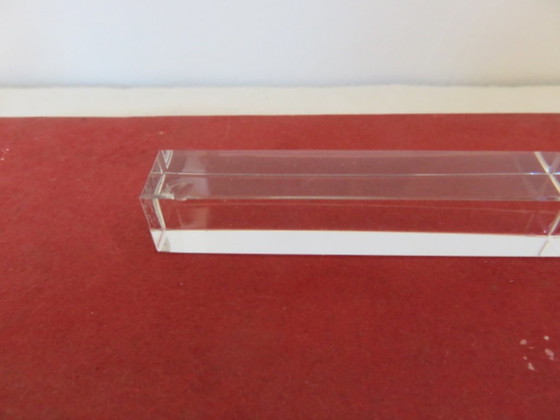 Baccarat, 12 Kristall-Messerbänkchen, in Originalverpackung, 1940er oder 50er Jahre – Tischdekoration, Crystal (photo 7 of 9)