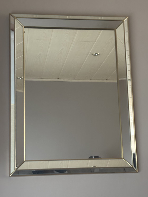 Image 1 of Vintage Deknudt spiegel (Messing)