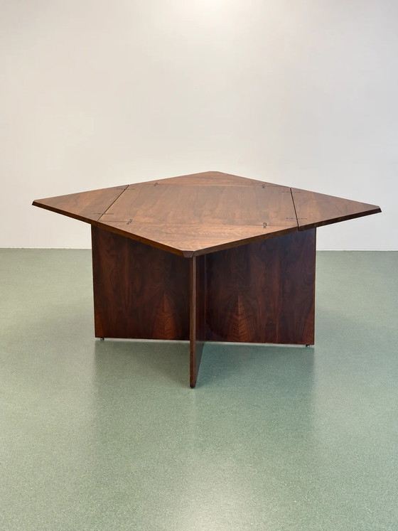 Mesa de comedor Envelope de Vittorio Introini, Italia, años 60, Mesas de comedor, Italian Design (foto 2 de 8)