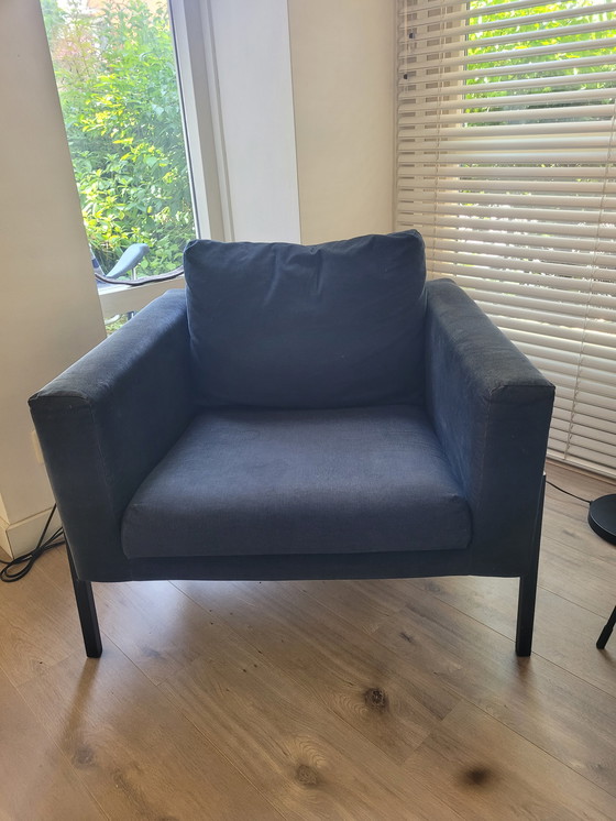 Image 1 of Reposapiés Ikea Rib Negro y Gris Claro