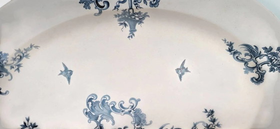 Plat ovale en faïence Boch BFK modèle Regent – Vaisselle, Porcelain, Art Nouveau (photo 4 of 7)