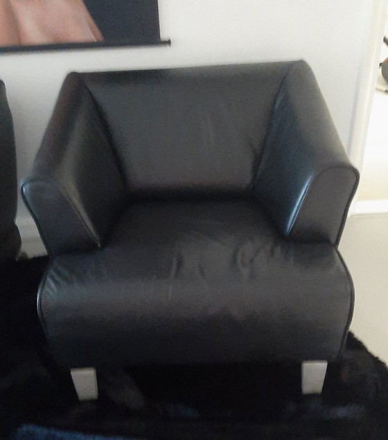 Image 1 of 2 Poltrone Rolf Benz Nero