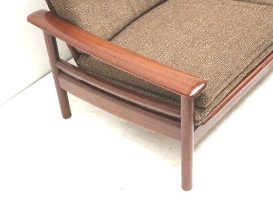 Image 1 of Vintage 2-seater Danish design teak sofa from the 1960s
