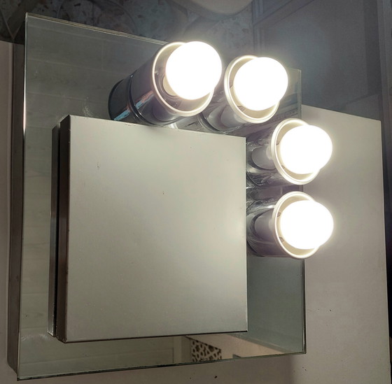 Image 1 of Italienische Wand- oder Deckenleuchte im Space-Age-Stil von Veca. Mid-Century-Design.