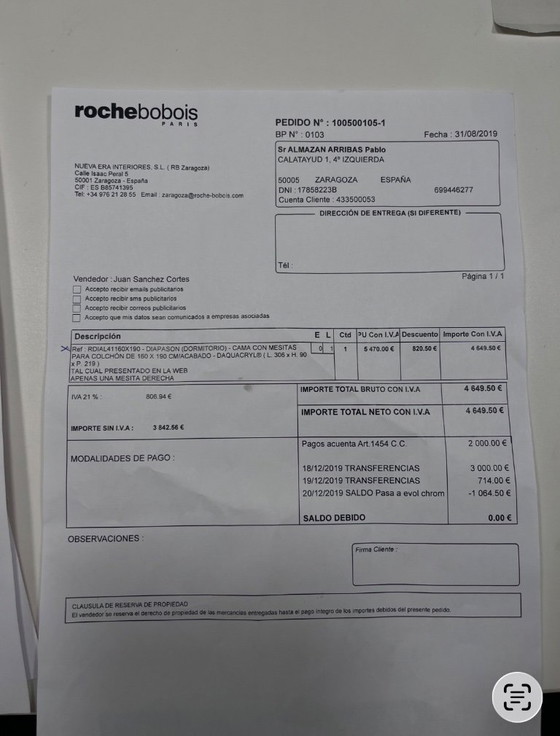 Image 1 of Cama de Roig Dubois