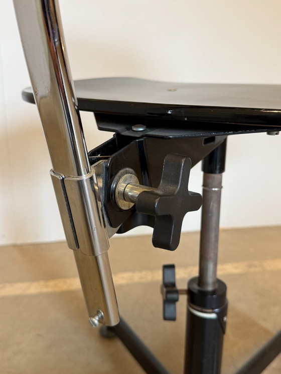 Vintage Scandinavische Bureaustoel In KEVI Stijl - Jaren 70 – Bureaustoelen, Metal, Wood (photo 8 of 9)