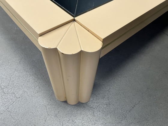 Image 1 of Table basse vintage en laque par Alain Delon pour Maison Jansen, 1970