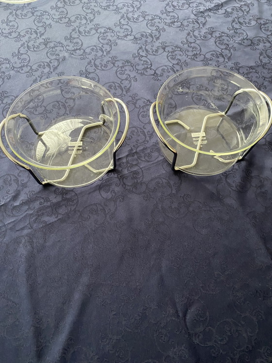 3 Bodum Vintage Hot Pot Ciotole Con Supporto – Stoviglie, Glass, Metal (photo 5 of 11)