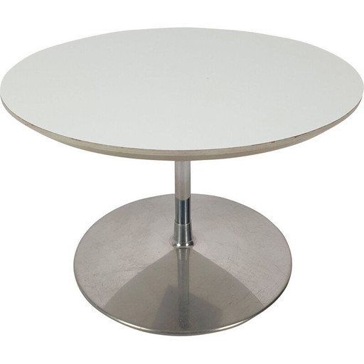Tavolino da caffè vintage "Circle" in legno laminato di Pierre Paulin per Artifort, 1960