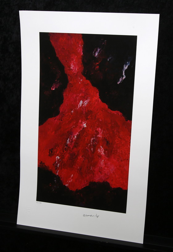 Image 1 of Armando - Rood gewaad - Giclée - Met de hand gesigneerd