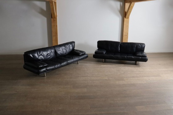 Image 1 of Milano 210 tweezitsbank van De Pas, D'Urbino en Lomazzi voor Zanotta, Italië, jaren 80