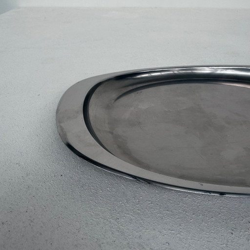 Alessi stainless steel tray, serving dish L41cm