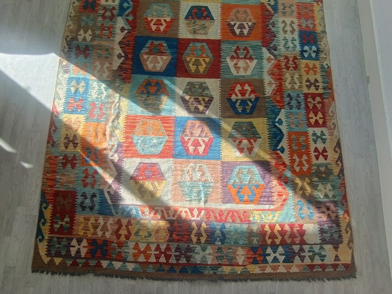 Kilim Afghan Fait Main – Tapis, Wool (photo 7 of 9)