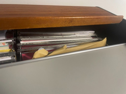 Vintage designer desk George Nelson Herman Miller