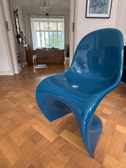 Verner Panton sedia modello giubileo - colore petrolio