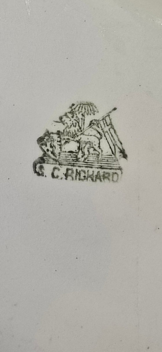 Image 1 of Rare bidet sur pied de la fin du XIXe siècle, signé G.C. RICHARD