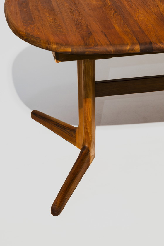 Image 1 of Vintage Scandinavian Dining Table in Solid Teak – 1960