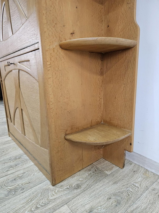 Armario de Roble Art Nouveau con Secreter, años 20 – Aparadores altos (photo 20 of 26)