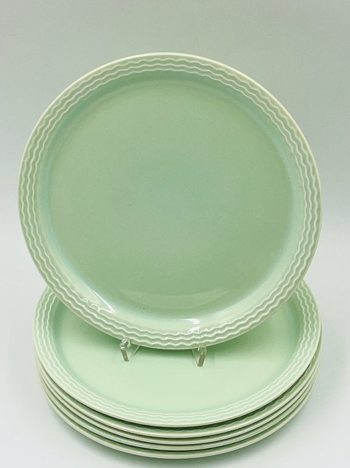 Set mit 6 Villeroy & Boch Ondine Speisetellern