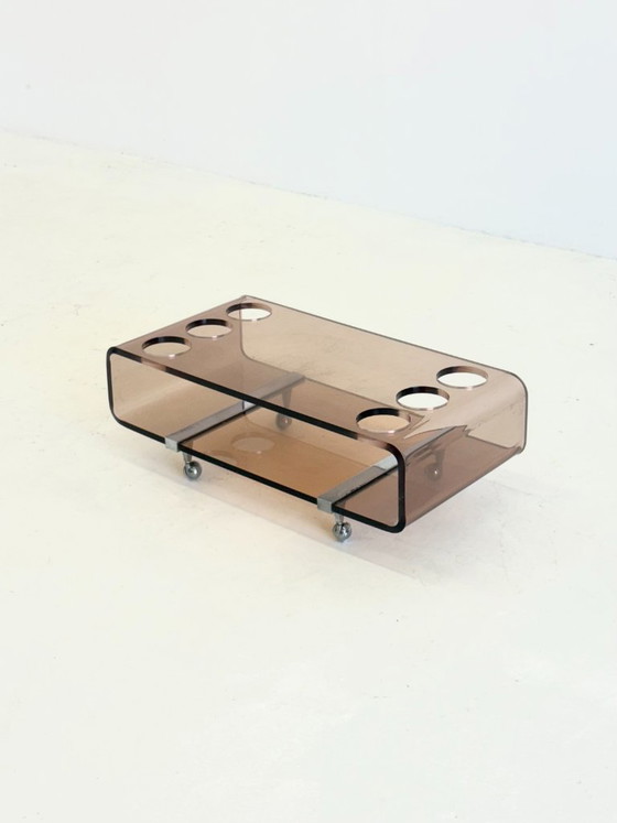 Image 1 of Barwagen aus Plexiglas von Michel Dumas für Roche Bobois