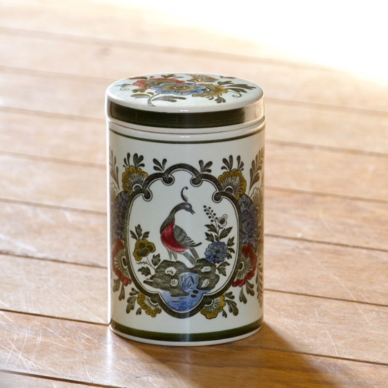 Image 1 of Scatola dipinta a mano della collezione "Peacock" di Villeroy & Boch