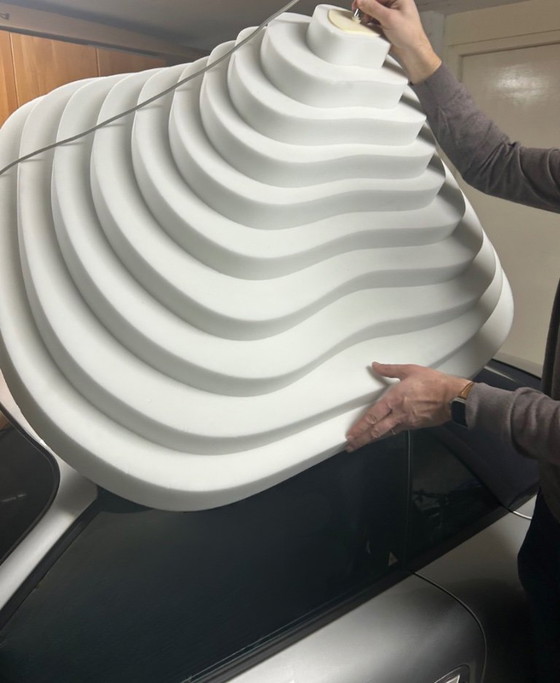 Image 1 of Lampe suspendue Foamo 'Champ de riz', Tjimke de Boer