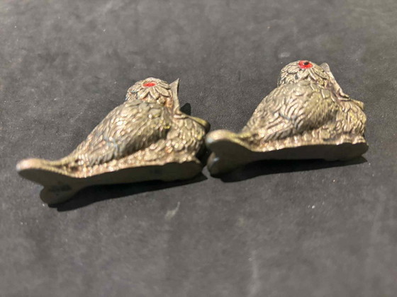 Image 1 of Antiques match hoders baby birds
