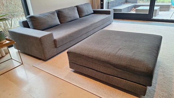 Image 1 of Divano 4 posti e pouf MDF Italia - modello Idea One