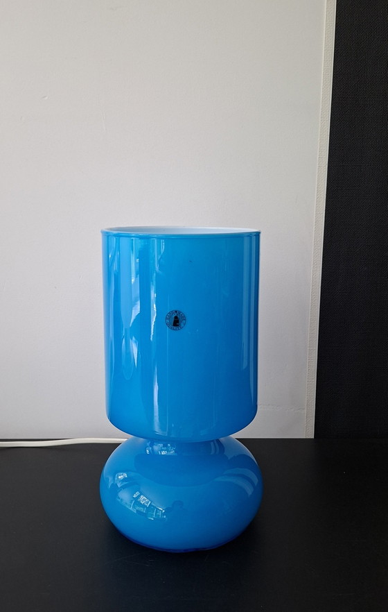 Lampada da tavolo vintage Lykta di Ikea, color turchese, risalente agli anni '90. – Lampade da tavolo, Glass (photo 6 of 6)