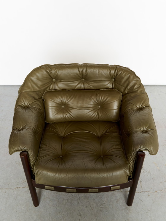 Image 1 of Pair Mid-Century Armchairs By Sven Ellekaer For Coja