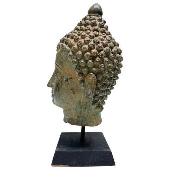 Testa di Buddha Antica in Bronzo – Thailandia – XIX Secolo – Lotto 452 – Sculture, Bronze (photo 7 of 8)