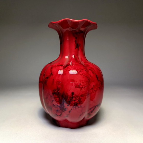 Zsolnay - Vaso - Vaso Eosina Rosso - Porcellana – Vasi, Porcelain (photo 6 of 22)