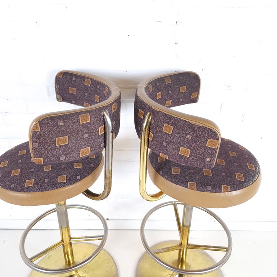 Image 1 of 2x tabouret de bar vintage Börje Johanson