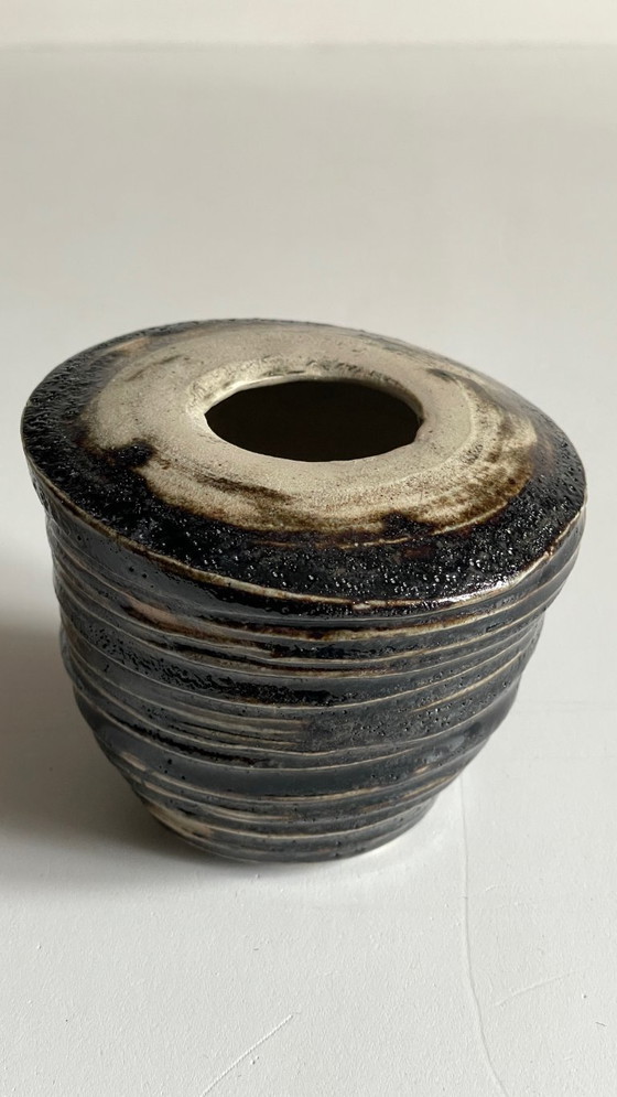 Image 1 of Vintage brutalistische handgemaakte vaas