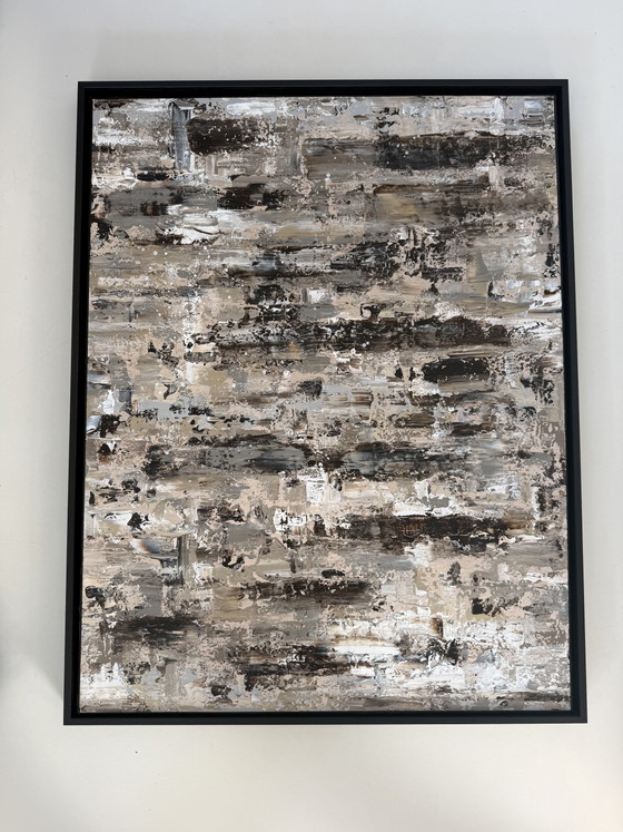 Image 1 of Kunstwerk 90x70 cm  incl. baklijst