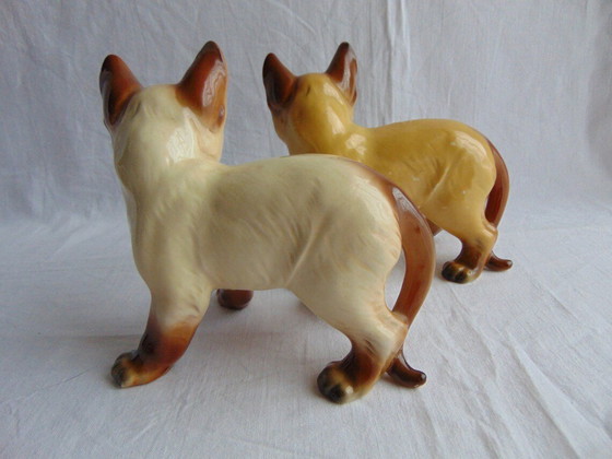 Image 1 of Siamese Twins Porcelain Figurines (1970)