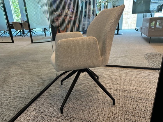 (16x) Fauteuil pivotant Pole to Pole, crème – Chaises pivotantes, Polyester (photo 3 of 6)
