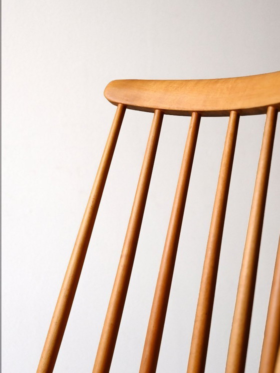 Image 1 of Coppia di sedie scandinave, faggio e mogano