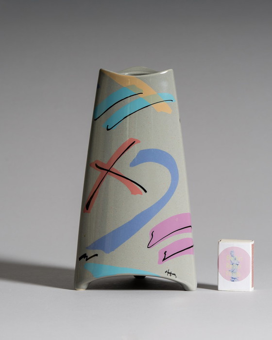 Image 1 of Dorothy Hafner for Rosenthal, “Flash” Vase Duo, Germany, 1980s