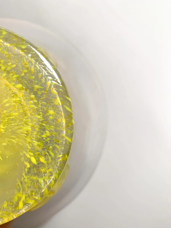 Vaso in Vetro Murano Scavo Giallo Iridiscente, Anni '40 – Vasi (photo 7 of 10)