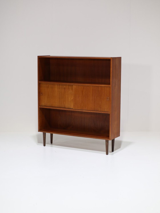 Image 1 of Libreria vintage danese in teak con ante