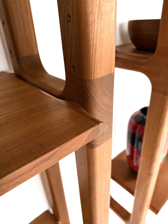 Image 1 of 2x vintage teak wall cabinet, Dyrlund ‘90